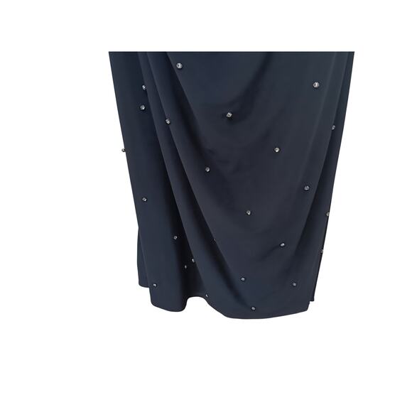 New Mac Duggal 67733 Black One Sleeve Beaded Evening Gown Dress Size 20W - Picture 8 of 15